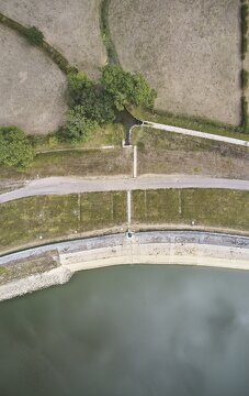 vnf dtcb barrage reservoir cercey photo aerien 019