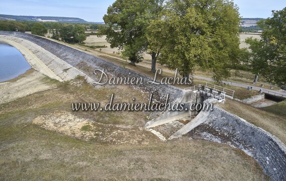 vnf dtcb barrage reservoir cercey photo aerien 021