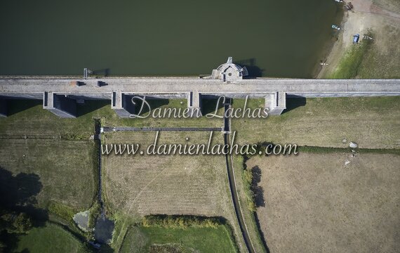 vnf dtcb barrage reservoir chazilly photo aerien 014