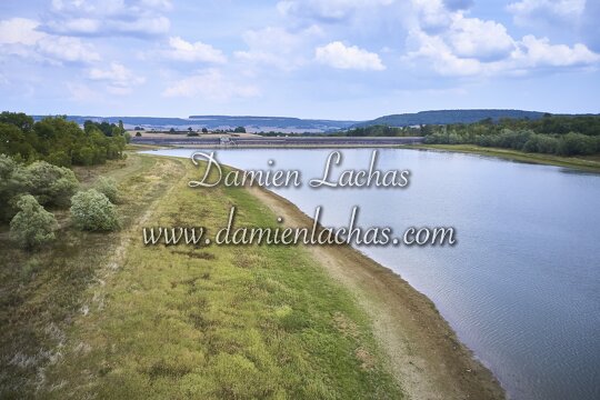 vnf dtcb barrage reservoir chazilly photo aerien 024