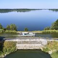vnf dts barrage reservoir stock photo aerien 030