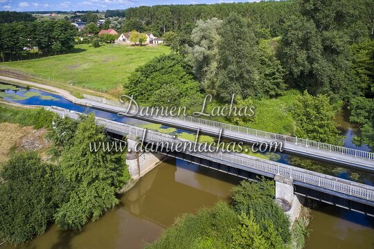 vnf dtcb rigole arroux pont canal bourbince photo aerien 001
